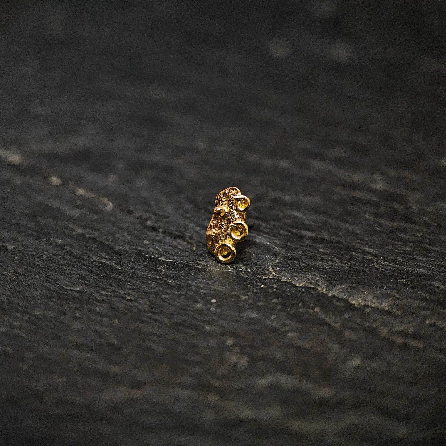 Constellation - 14ct and 18ct solid gold threadless end.
