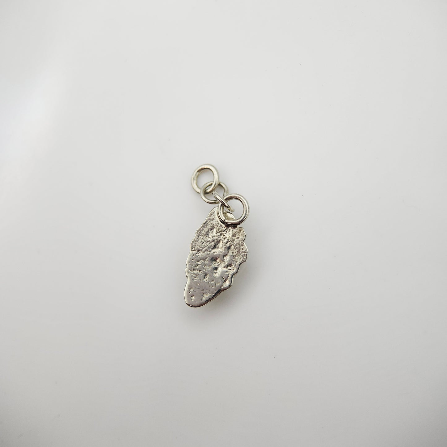 Confetti Sunstone set in solid 9ct white gold - Charm