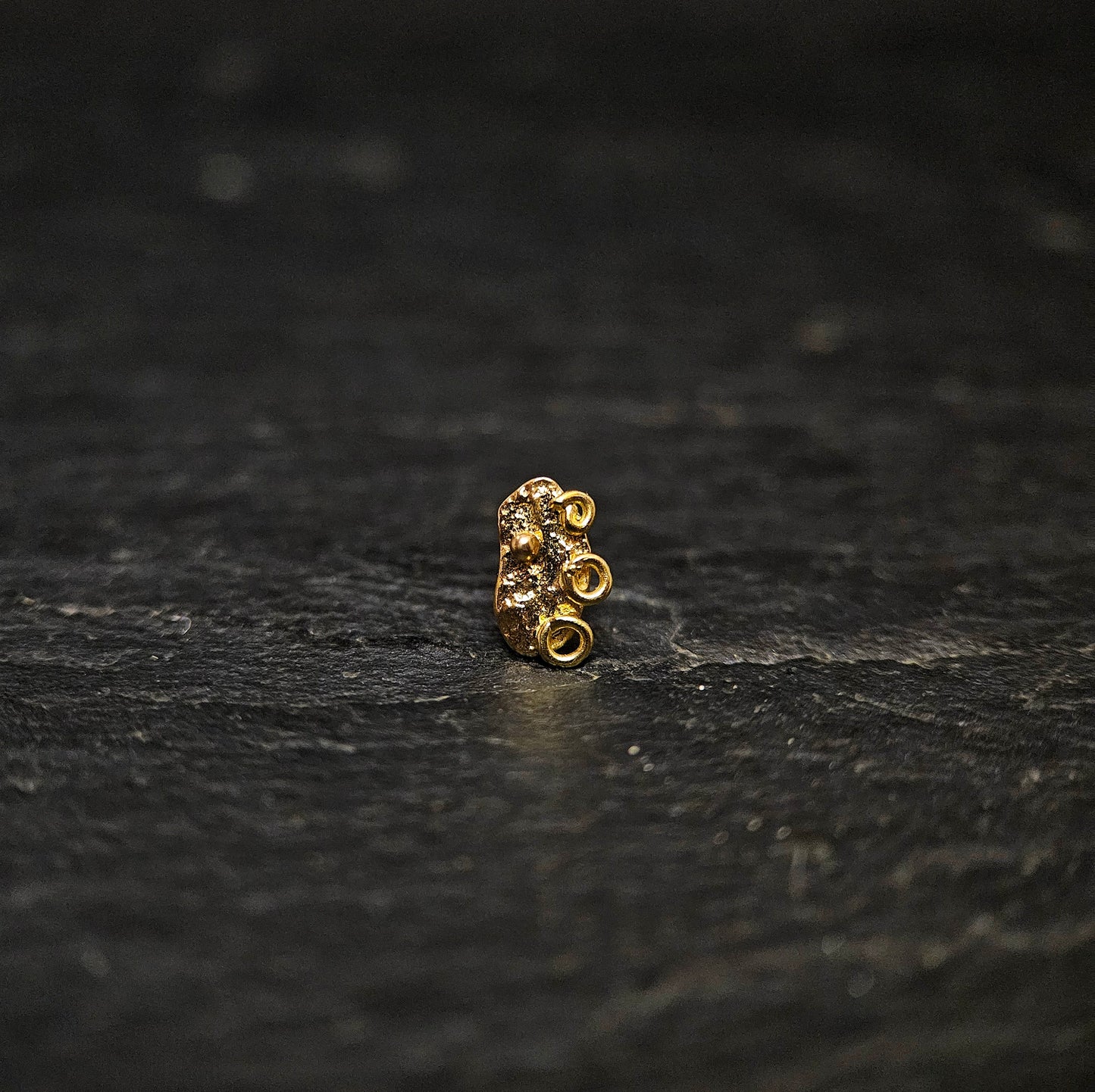 Constellation - 14ct and 18ct solid gold threadless end.