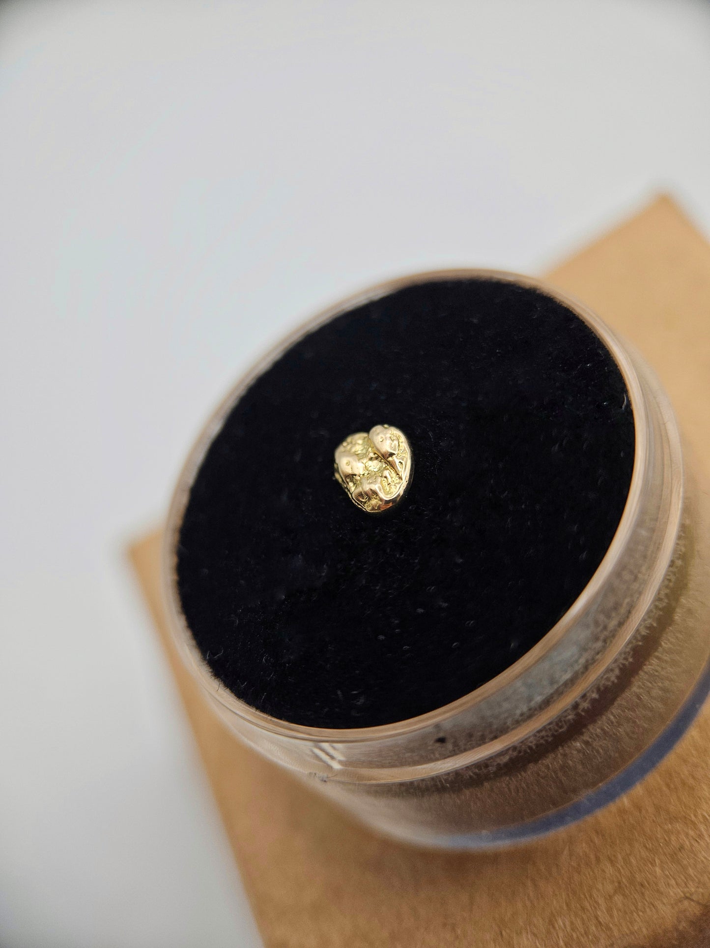 Textured Cloud - 14ct solid gold threadless end